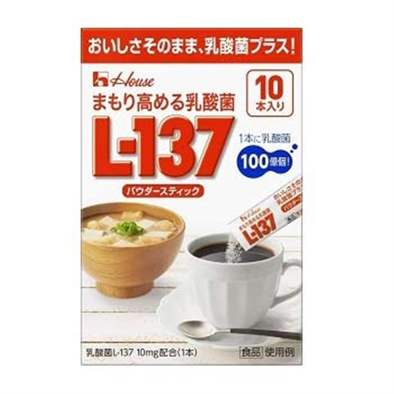 Tomod's & AMERICAN PHARMACY オンラインショップ／ハウス まもり高める乳酸菌 L－137 パウダースティック 10本 ...