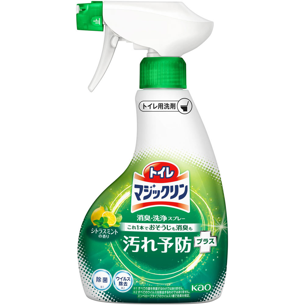 トイレマジックリン 消臭 洗浄スプレー ツヤツヤコートプラス シトラスミントの香り 本体 380ml 日用雑貨 Tomod S Online Shop