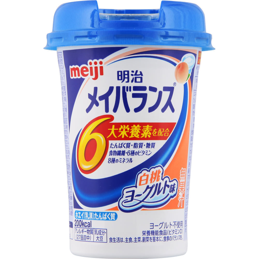 明治メイバランスＭｉｎｉカップ 白桃ヨーグルト味 125mL: 健康食品 ...