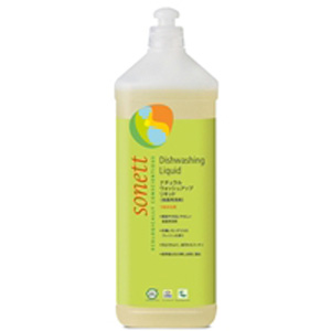 ソネット　ナチュラルウォッシュアップリキッド　レモングラス　1L