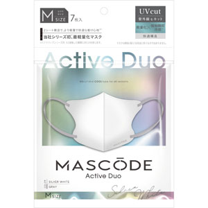 マスコード 3Dマスク アクティブ デュオ ADM01 7枚