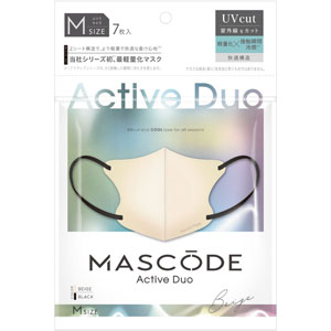 マスコード 3Dマスク アクティブ デュオ ADM02 7枚