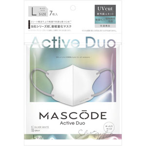 マスコード ３Ｄマスク アクティブ デュオ ＡＤＬ０１  7枚