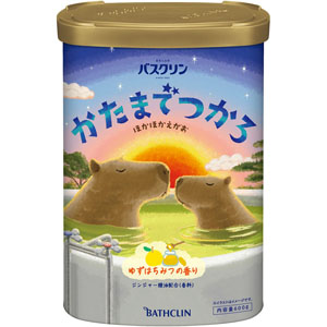 バスクリン かたまでつかろ ゆずはちみつの香り  600g  【医薬部外品】