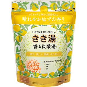 きき湯 香る炭酸湯 ゆずの香り  360g  【医薬部外品】