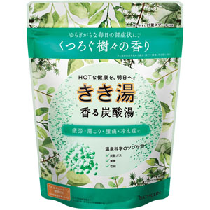 きき湯 香る炭酸湯 樹々の香り  360g  【医薬部外品】
