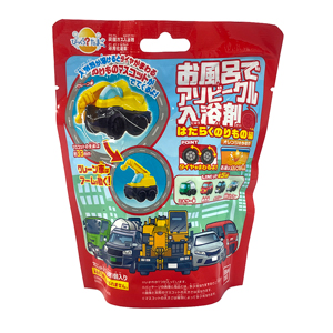 びっくら？たまご お風呂でアソビークル入浴剤－はたらくのりもの編－  75g