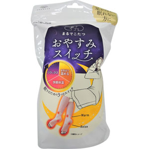 靴下サプリ まるでこたつおやすみスイッチ  1足 ピンク