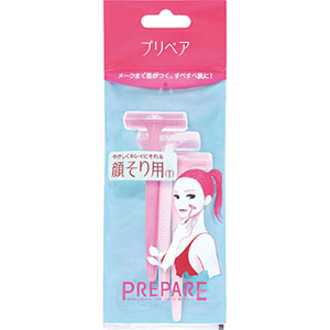 プリペア 顔そり用（Ｔ）  3本