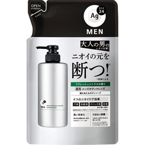 エージーデオ24 薬用メンズボディクレンズ つめかえ用  420mL  【医薬部外品】