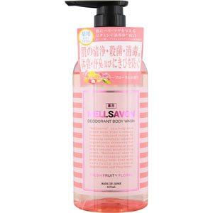 メルサボン デオドラントボディウォッシュ フレッシュフルーティーフローラル  400mL 【医薬部外品】