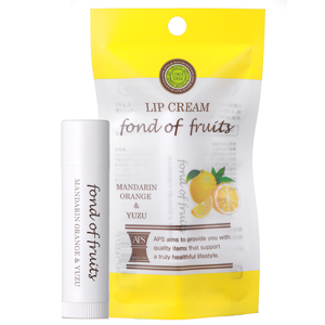 APS　リップクリーム　マンダリンオレンジ＆ユズ  4g