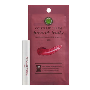 APS　カラーリップクリーム　レッド  3.4g
