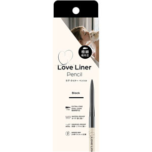 ラブ・ライナー クリームフィットペンシルＲ 極細楕円芯＜アイライナー＞  0.05g ブラック BK
