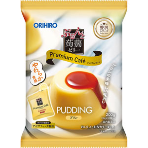ぷるんと蒟蒻ゼリープレミアムカフェ プリン味  200g（20g×10個）