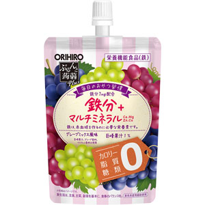 ぷるんと蒟蒻Ｐｌｕｓ グレープミックス風味  130g　 【栄養機能食品】