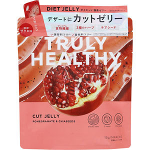 トゥルーリーヘルシーカットゼリー濃厚ザクロ味  210g（15g×14本）