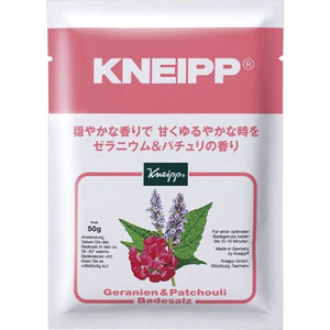 クナイプ バスソルト ゼラニウム＆パチュリの香り  50g