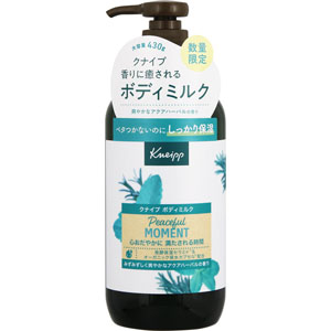 クナイプ ボディミルク ピースフルモーメント アクアハーバルの香り  430g