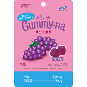 グミーナ 鉄分＋葉酸  36g　 【栄養機能食品】