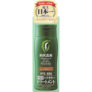 利尻ヘアカラートリートメント  200g ナチュラルブラウン
