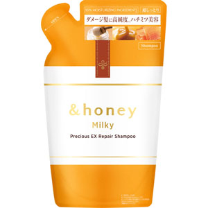 アンドハニー ミルキー プレシャス EX リペア シャンプー1.0 つめかえ  385mL