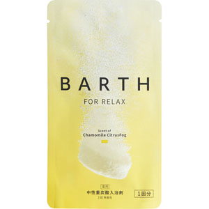 薬用ＢＡＲＴＨ中性重炭酸入浴剤 ＲＥＬＡＸ Ｃｈａｍｏｍｉｌｅ ＣｉｔｒｕｓＦｏｇ  15g×3錠　 【医薬部外品】