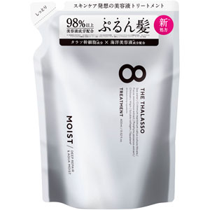エイトザタラソ ディープリペア&アクアモイスト 美容液トリートメント つめかえ用  400mL