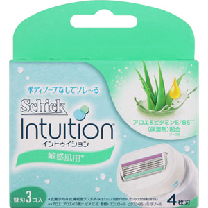 シック イントゥイション 替刃 敏感肌用  3個