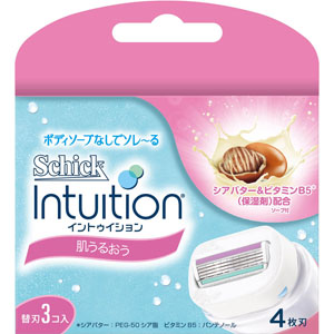 シック イントゥイション 替刃 肌うるおう  3個