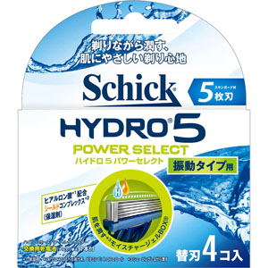 シック ハイドロ5 パワーセレクト 替刃  4個