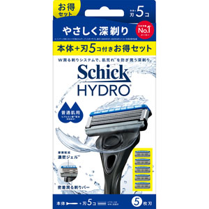 シック ハイドロ 普通肌 コンボパック（本体＋刃）  本体＋刃5個