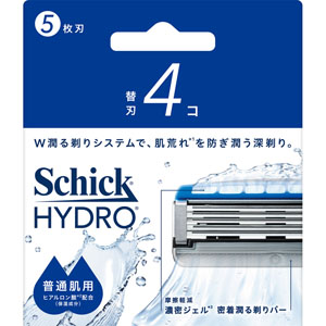 シック ハイドロ 普通肌 替刃  4個