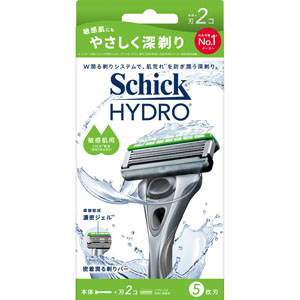 シック ハイドロ 敏感肌 ホルダー（本体＋刃）  本体＋刃2個