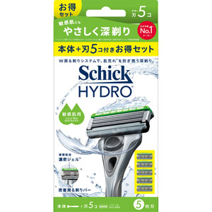 シック ハイドロ 敏感肌 コンボパック（本体＋刃）  本体＋刃5個