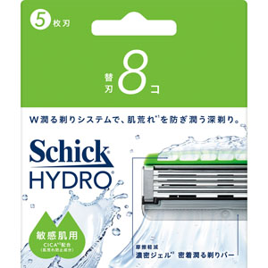 シック ハイドロ 敏感肌 替刃  8個