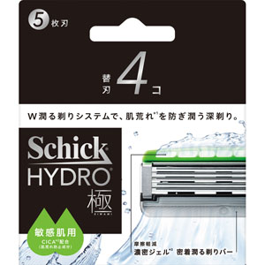 シック ハイドロ極 敏感肌 替刃  4個