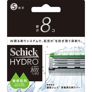シック ハイドロ極 敏感肌 替刃  8個