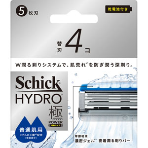 シック ハイドロ極パワー 普通肌 替刃  4個