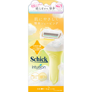 シック イントゥイション つや肌 ホルダー（本体＋刃）  本体＋刃2個