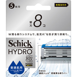 シック ハイドロ極パワー 普通肌 替刃  8個