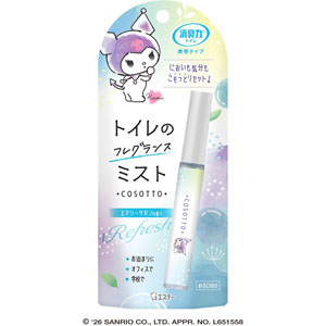 消臭力 トイレ用 携帯タイプ エアリーサボンの香り  9mL
