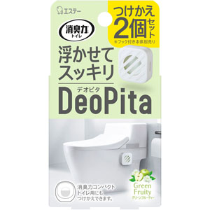 消臭力 ＤｅｏＰｉｔａ トイレ用 つけかえ グリーンフルーティー  2個
