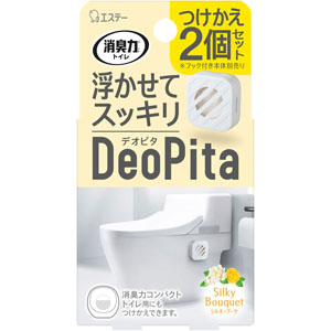 消臭力 ＤｅｏＰｉｔａ トイレ用 つけかえ シルキーブーケ  2個