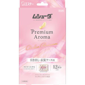 ムシューダ Ｐｒｅｍｉｕｍ Ａｒｏｍａ １年間有効 引き出し・衣装ケース用 アーバンロマンス  24個（2個×12包）