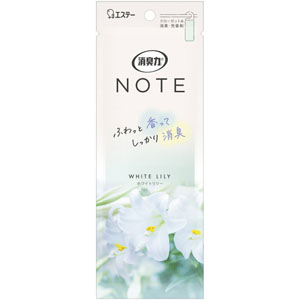 消臭力 NOTE クローゼット用 ホワイトリリー  1個