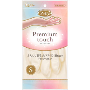 ファミリー プレミアムタッチ ヒアルロン酸 S  1双 パールホワイト