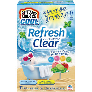 温泡 リフレッシュクリア  12錠（4種類×3錠）　 【医薬部外品】
