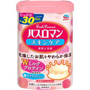 バスロマン スキンケア Wミルクプロテイン  600g  【医薬部外品】