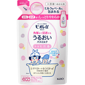 ビオレu 角層まで浸透する うるおいバスミルク ほのかでパウダリーな香り つめかえ用  480mL